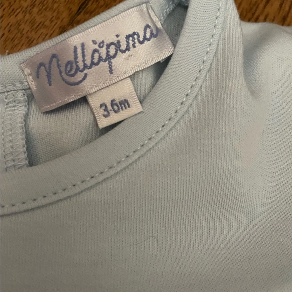 Nellapima Boys Smocked day gown blue sailboats 3-6 - Picture 3 of 7